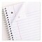 Mead (70) 10.5 in. x 8 in. Sheets 1-Subject Wide/Legal Rule Spiral Notebook - Assorted Cover Colors (6/Pack)